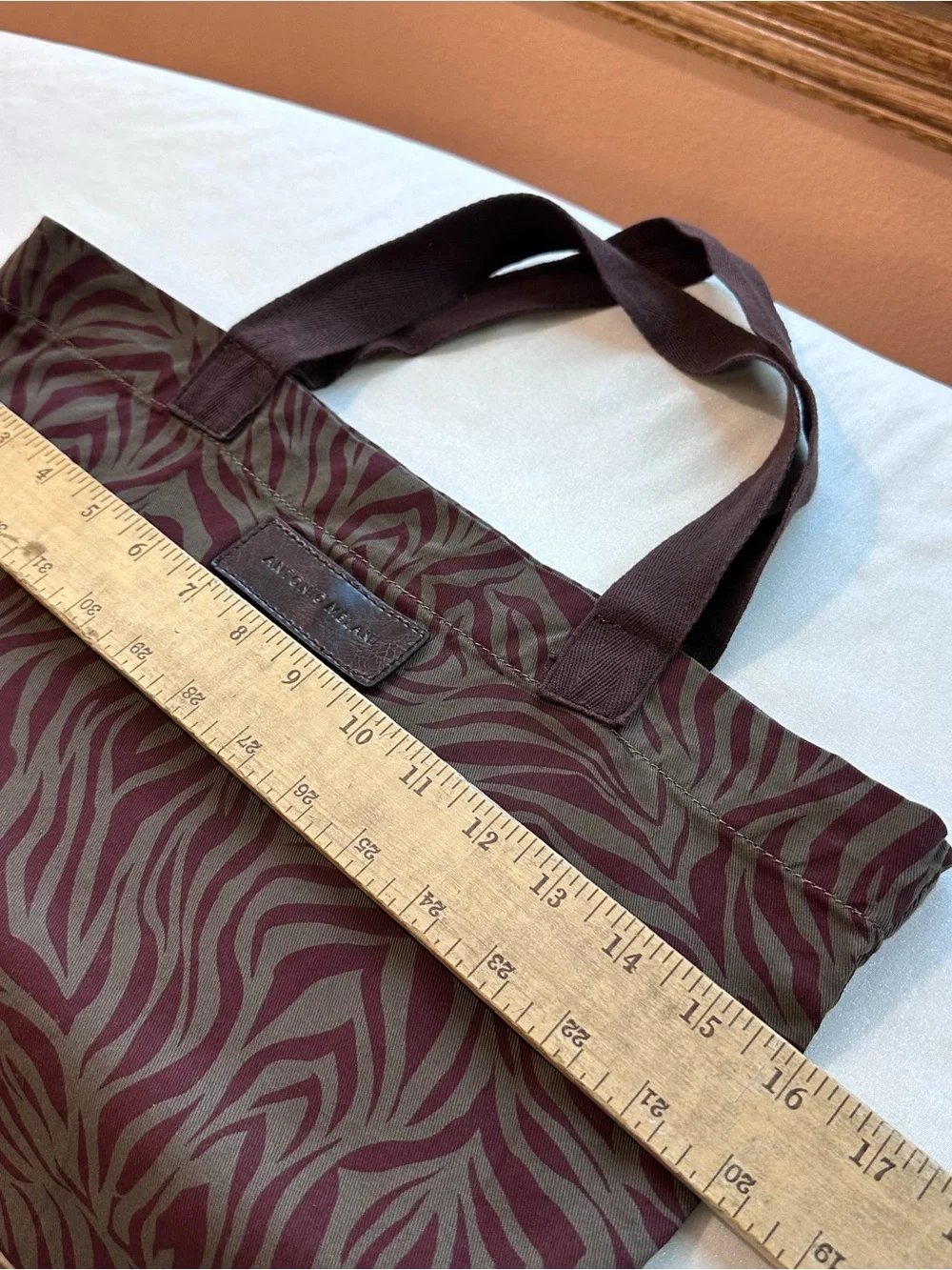 Antonio Melani Canvas Shopper Bag / Dust Bag / Groceries Bag Animal Print - Picture 3 of 6